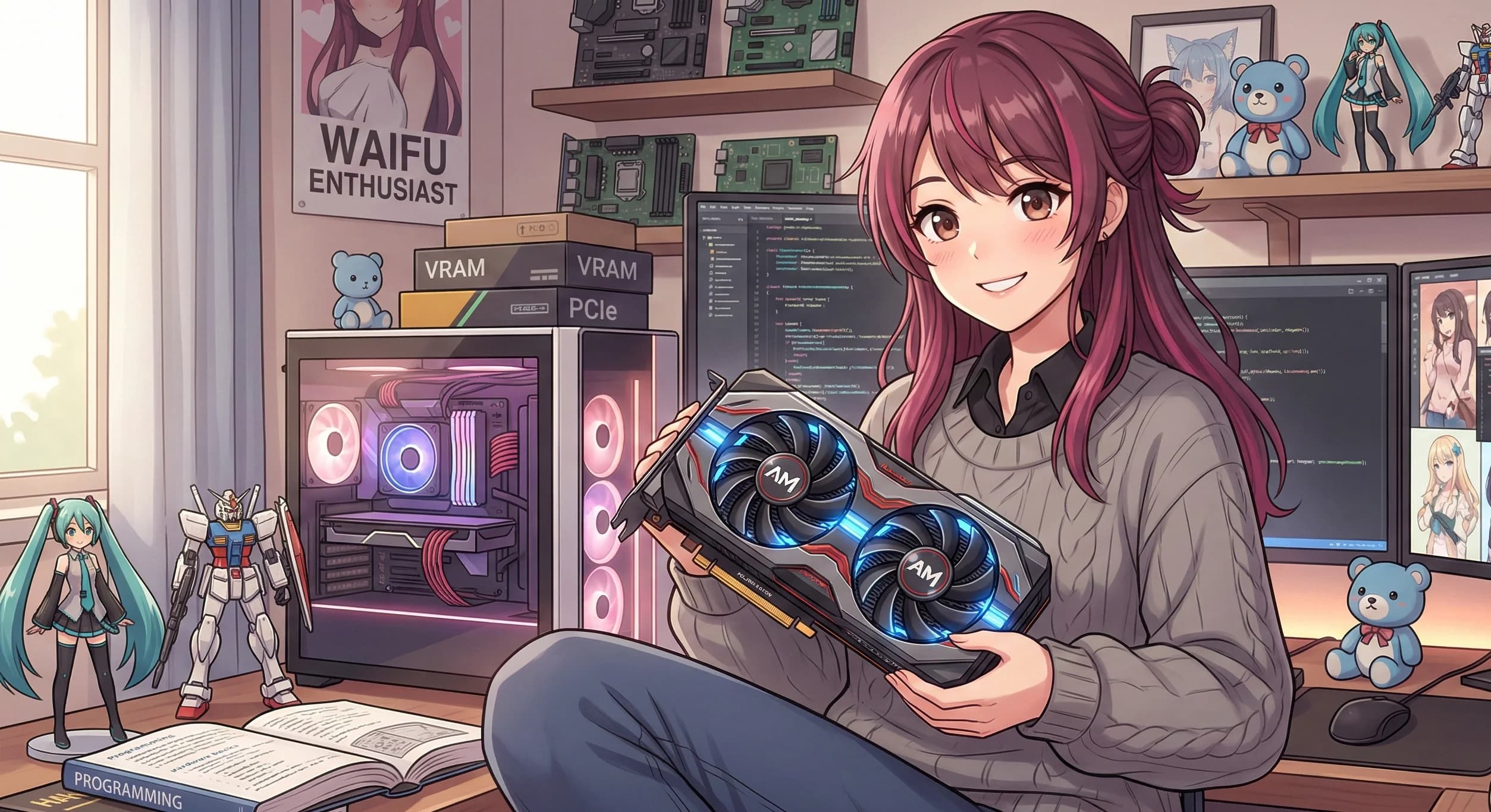 Локальна вайфу на AMD Polaris: Як запустити ШІ на RX 470, коли ROCm мертвий